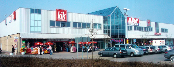 Ladenzeile in Wolfsburg
